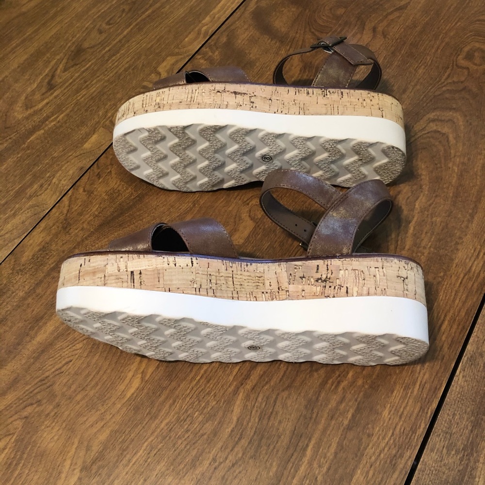Corkys Platform sandals.